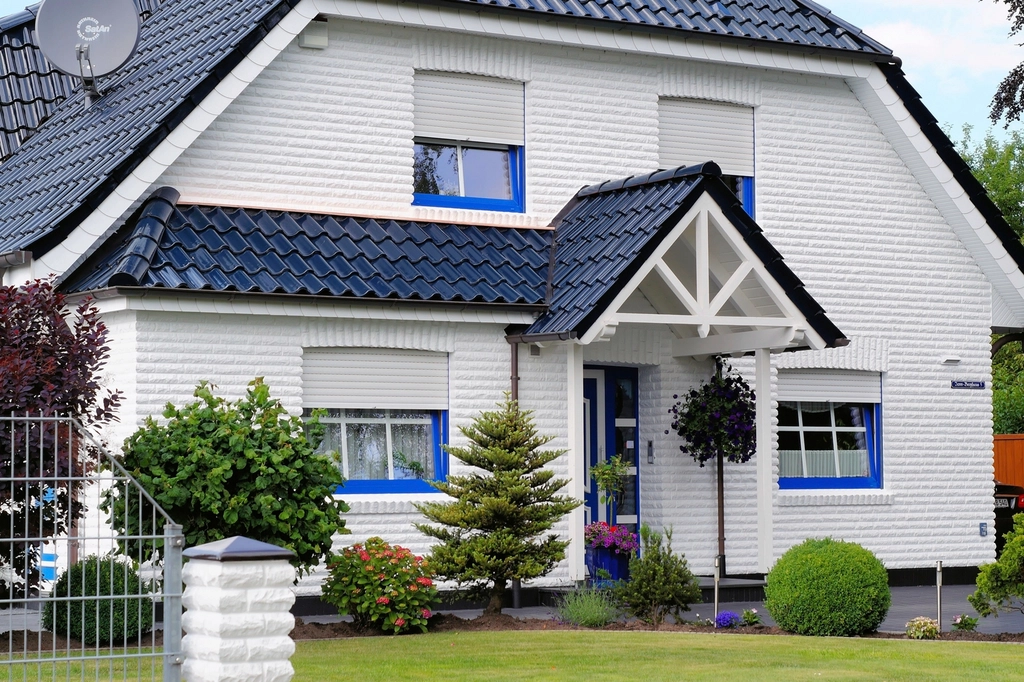 Modern residential property exterior